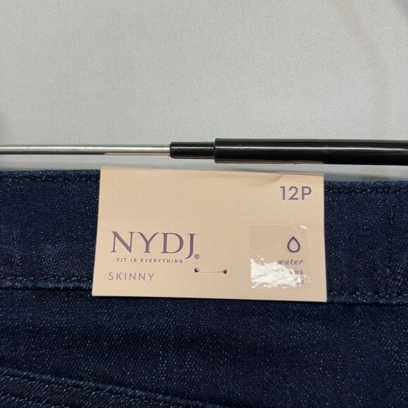 NWT NYDJ Women Ami Skinny Jeans Size 12P 12 Petite Dark Blue Denim D031 -9 - Picture 9 of 16